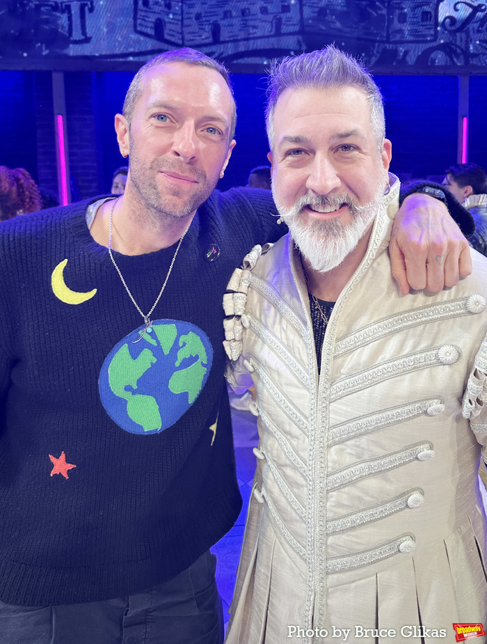 Chris Martin and Joey Fatone Photo