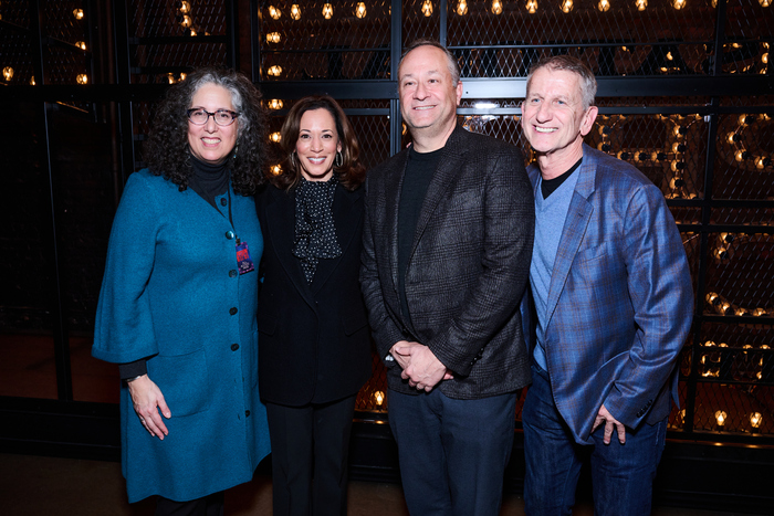 Photos: Kamala Harris Attends GYPSY and Poses with Audra McDonald and Company  Image