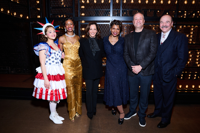 Photos: Kamala Harris Attends GYPSY and Poses with Audra McDonald and Company  Image