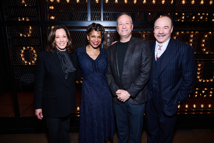 Photos: Kamala Harris Attends GYPSY and Poses with Audra McDonald and Company  Image