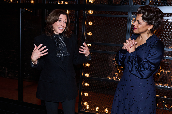 Photos: Kamala Harris Attends GYPSY and Poses with Audra McDonald and Company  Image