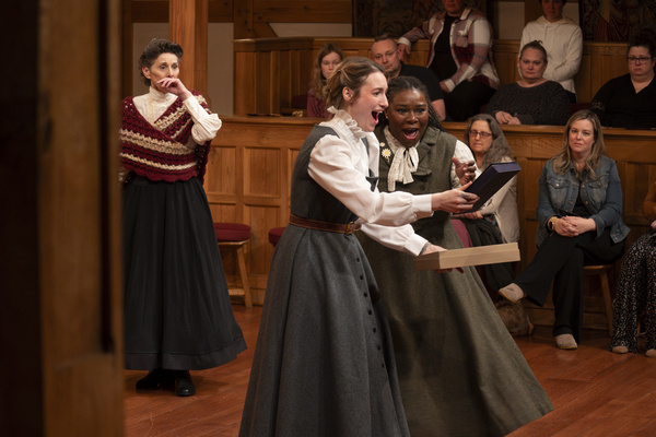 Angela Iannone, Summer England, and Raven Lorraine in LITTLE WOMEN. Photo by Alaina S Photo