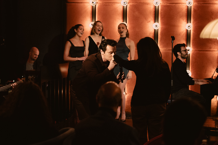 Photos: Jonathan Groff, Gracie Lawrence & Erika Henningsen Perform for JUST IN TIME's Broadway Preview at So & So's  Image