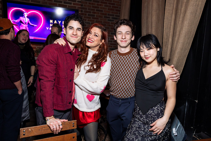 Darren Criss, Mia Swier, Andrew Barth Feldman, Helen J. Shen Photo