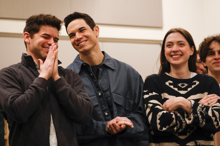 Jeremy Jordan, Jason Gotay and Lizzy McAlpine Photo