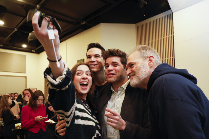 Lizzy McAlpine, Jason Gotay, Jeremy Jordan and Marc Kudisch Photo