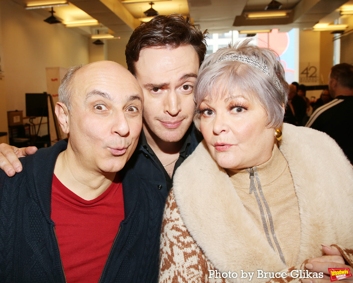 Stephen DeRosa, Erich Bergen and Faith Prince Photo