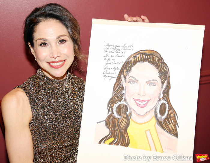 Photos: CHICAGO's Bianca Marroquín Receives Sardi's Caricature  Image