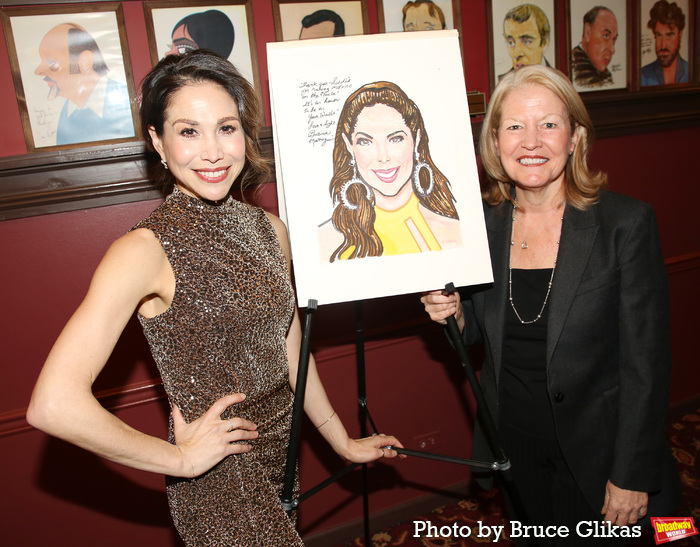 Photos: CHICAGO's Bianca Marroquín Receives Sardi's Caricature  Image