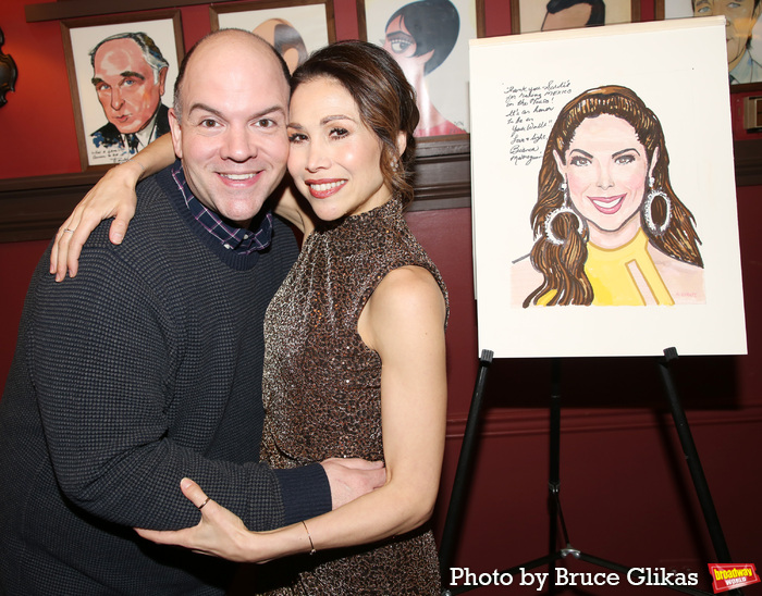 Photos: CHICAGO's Bianca Marroquín Receives Sardi's Caricature  Image