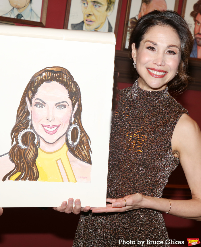 Photos: CHICAGO's Bianca Marroquín Receives Sardi's Caricature  Image