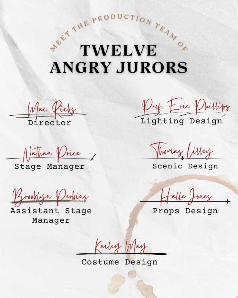 Review: TWELVE ANGRY JURORS at Ouachita Baptist University Verser Theatre  Image