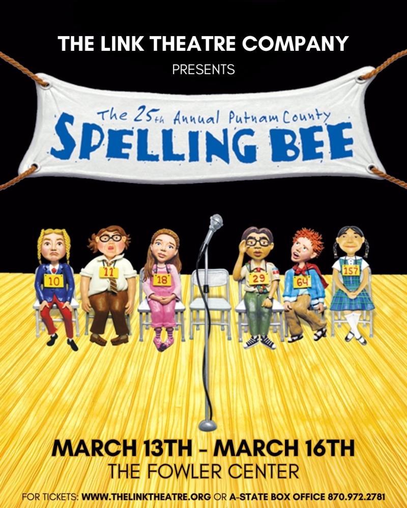 THE 25TH ANNUAL PUTNAM COUNTY SPELLING BEE Will Play at The Link Theatre  Image