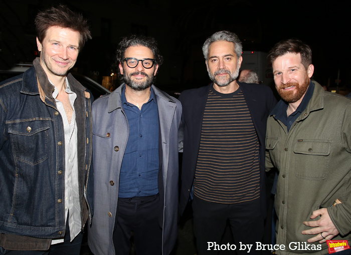 Bill Heck, Arian Moayed, Omar Metwally, and Brad Fleischer  Photo