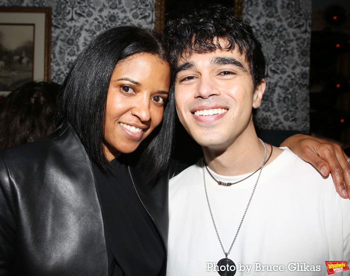 Renee Elise Goldsberry and Abubkr Ali  Photo