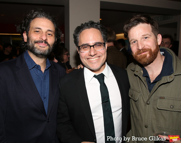 Arian Moayed, Rajiv Joseph, and Brad Fleischer  Photo