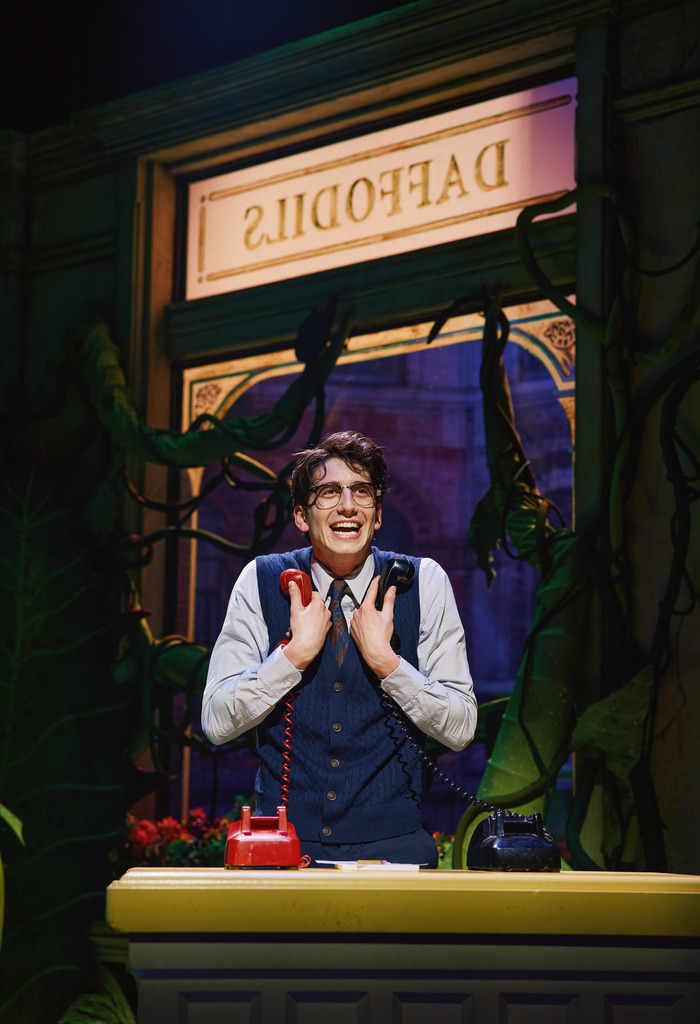 Exclusive Photos: Elizabeth Gillies & Milo Manheim Shine in LITTLE SHOP OF HORRORS Off-Broadway Image