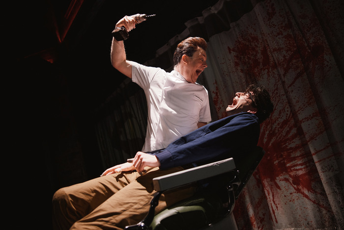 Exclusive Photos: Elizabeth Gillies & Milo Manheim Shine in LITTLE SHOP OF HORRORS Off-Broadway Image