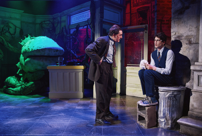 Exclusive Photos: Elizabeth Gillies & Milo Manheim Shine in LITTLE SHOP OF HORRORS Off-Broadway Image