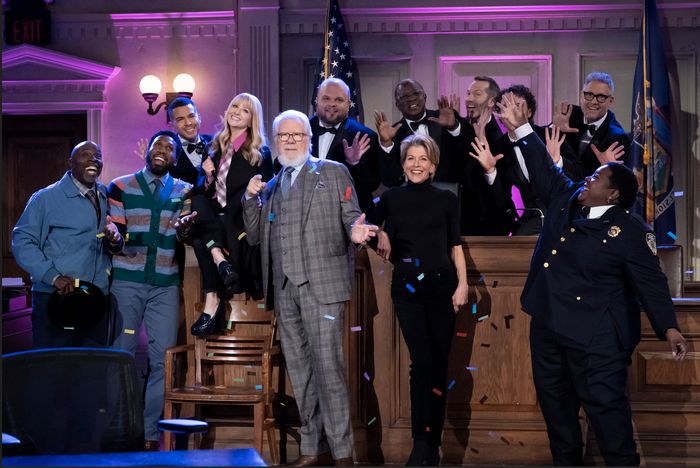 Gary Anthony Williams, Nyambi Nyambi, Melissa Rauch, John Larroquette, Wendie Malick, Lacretta and members from the Gay Men’s Choir of Los Angeles at 