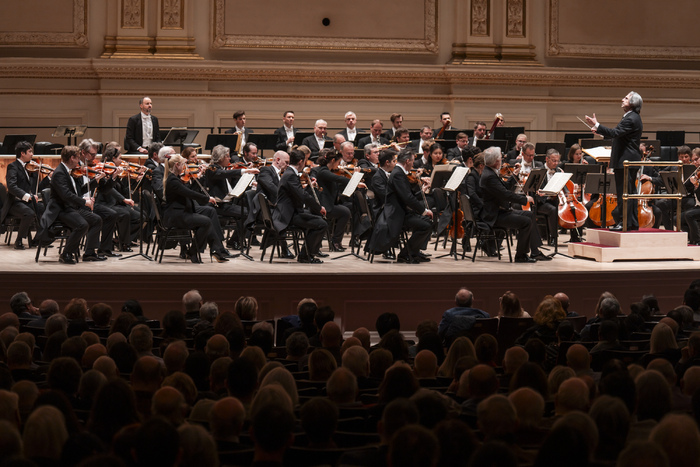 Vienna Philharmonic and Riccardo Muti, Conductor at Carnegie Hall Photo by Chris Lee Photo