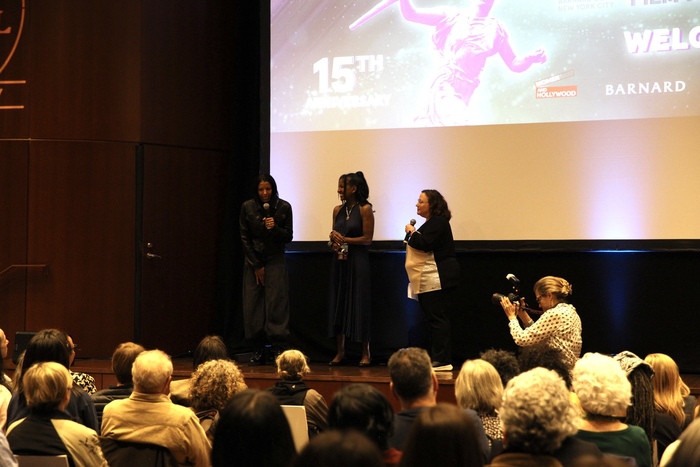 Photos: Renée Elise Goldsberry Attends Athena Film Festival for SATISFIED Screening Image