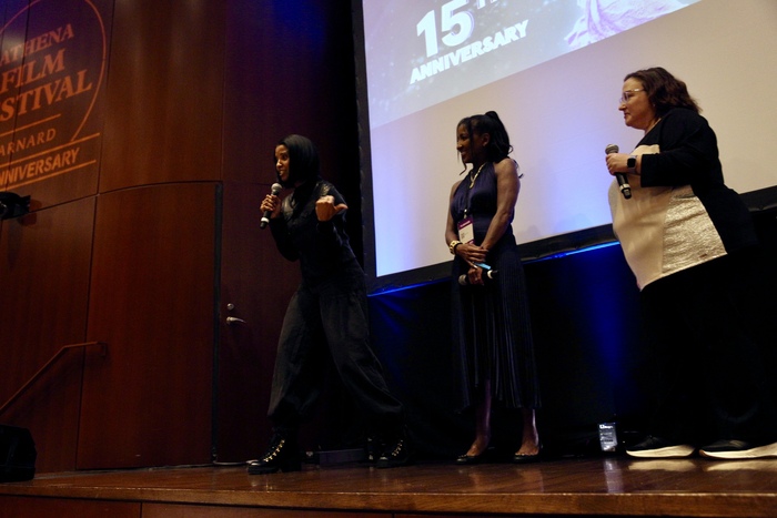 Photos: Renée Elise Goldsberry Attends Athena Film Festival for SATISFIED Screening Image