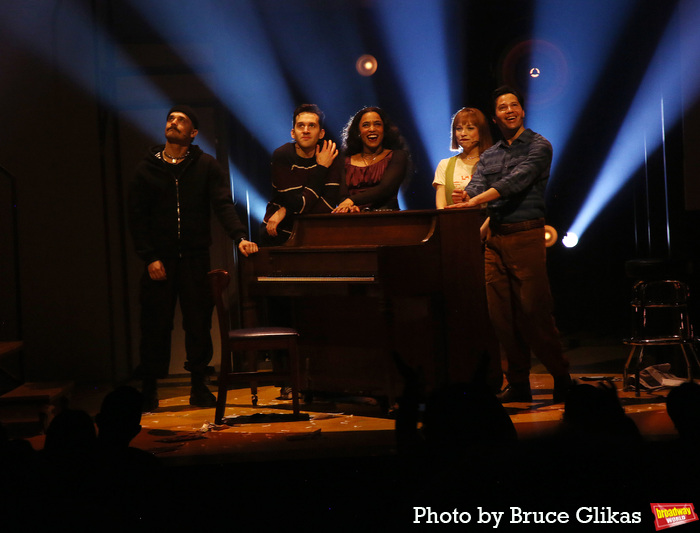 Andy Mientus, Adam Chanler-Berat, Taylor Iman Jones, Lauren Marcus and Jason Tam at 