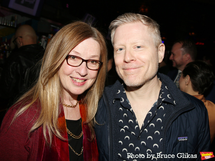 Victoria Leacock Hoffman and Anthony Rapp Photo