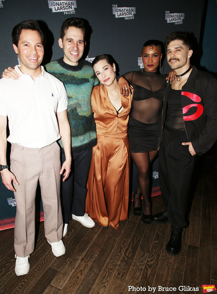 Jason Tam, Adam Chanler-Berat, Lauren Marcus, Taylor Iman Jones and Andy Mientus Photo