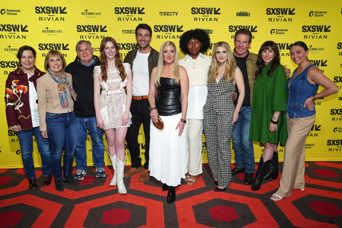 Liz Glotzer, Michelle King, Richard King, Khiyla Aynne, James Wolk, Melissa G. Moore, Tamera Tomakili, Annaleigh Ashford, Dennis Quaid, Jennifer Cacicio, and Emily Longeretta  at 