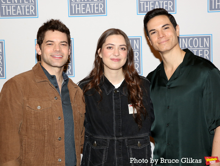 Jeremy Jordan, Lizzy McAlpine and Jason Gotay Photo