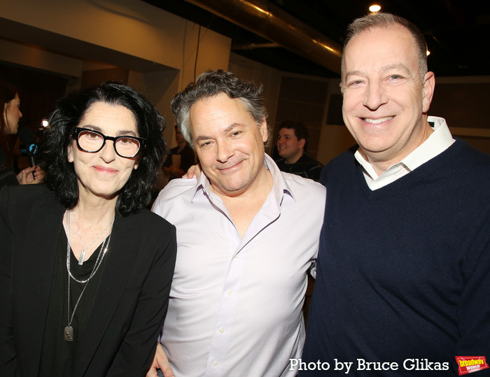 Director and Playwright Tina Landau and Composer, Lyricist Adam Guettel and Musical Director Ted Sperling at 