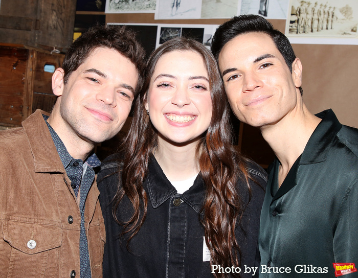 Jeremy Jordan, Lizzy McAlpine and Jason Gotay Photo