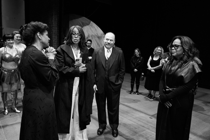 Audra McDonald, Gayle King, Danny Burstein, Oprah Winfrey Photo