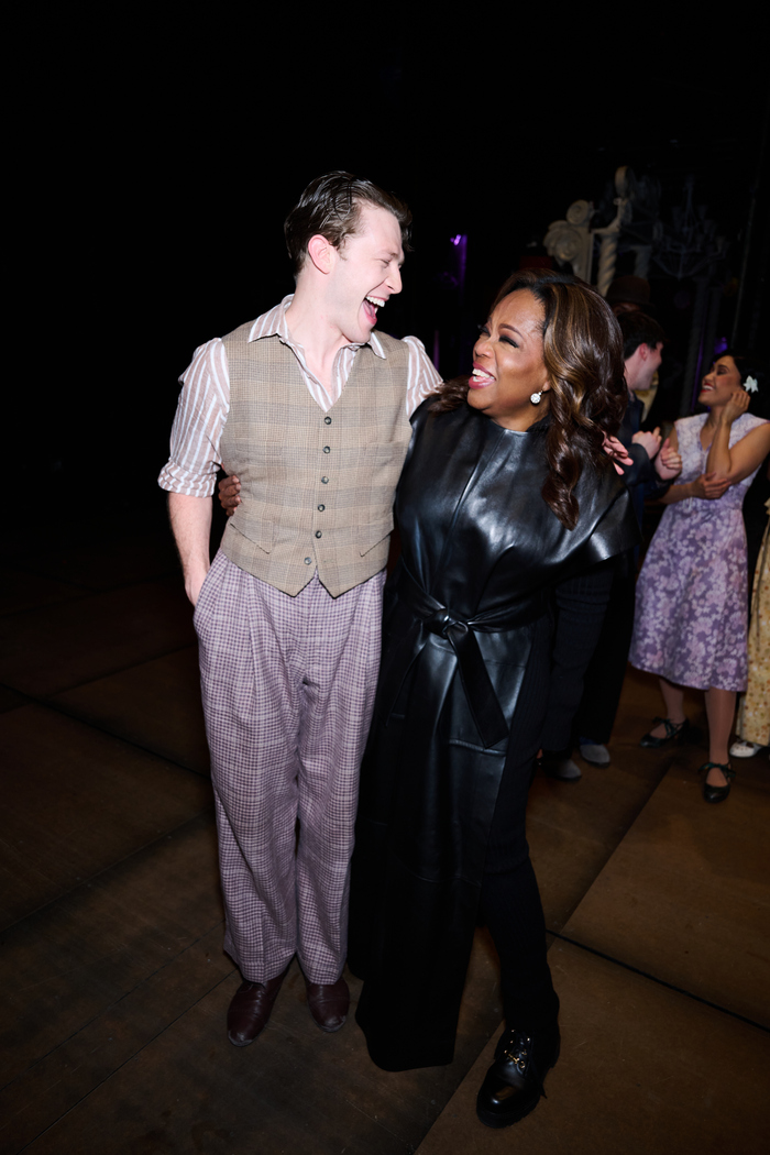 Kevin Csolak and Oprah Winfrey at 