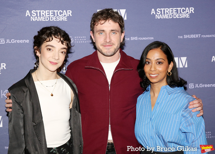 Patsy Ferran, Paul Mescal and Anjana Vasan Photo