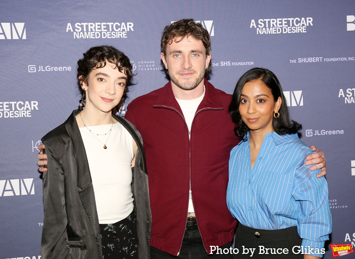 Patsy Ferran, Paul Mescal and Anjana Vasan Photo