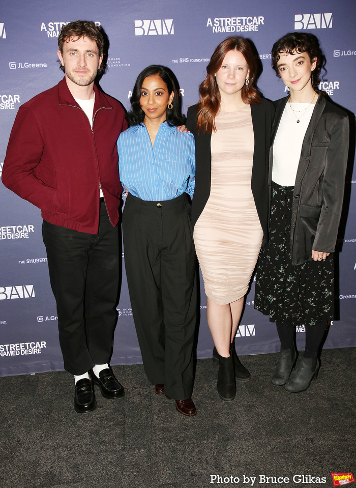 Paul Mescal, Anjana Vasan, Director Rebecca Frecknall and Patsy Ferran Photo