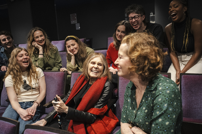 Photos: Gloria Steinem Stops By LIBERATION Off-Broadway Image