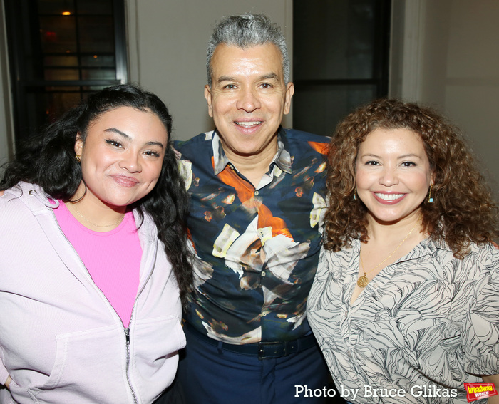 Tatianna Córdoba, Sergio Trujillo and Justina Machado at 