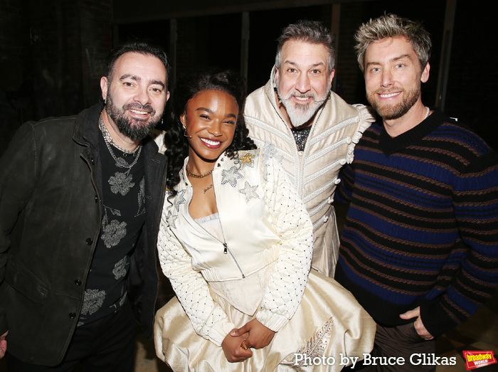 Photos: NSYNC's Chris Kirkpatrick and Lance Bass Visit Joey Fatone in & JULIET  Image