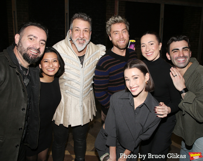 Photos: NSYNC's Chris Kirkpatrick and Lance Bass Visit Joey Fatone in & JULIET  Image