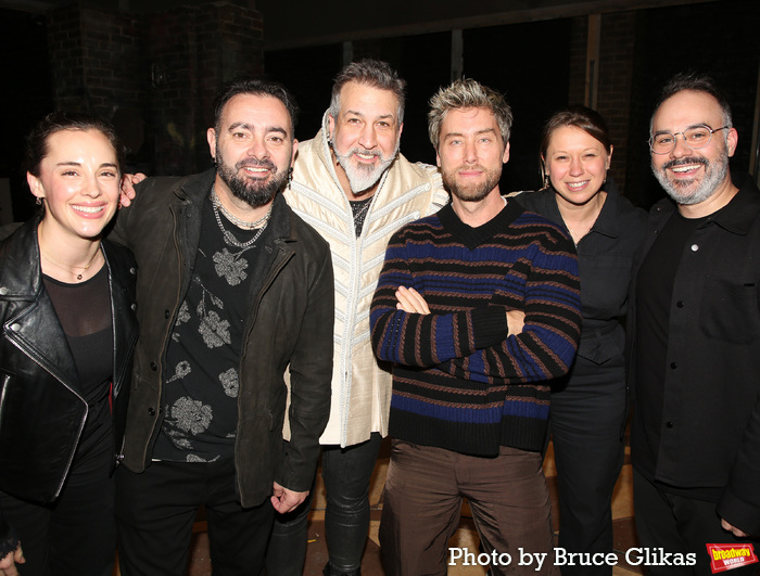 Chelsea Smith, Chris Kirkpatrick, Joey Fatone, Lance Bass, Haley Bennett and Dominic  Photo