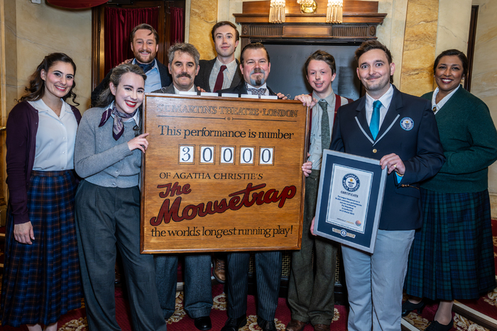 Photos: THE MOUSETRAP Celebrates Guinness World Record Breaking 30,000th Performance  Image