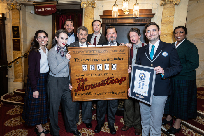 Photos: THE MOUSETRAP Celebrates Guinness World Record Breaking 30,000th Performance  Image