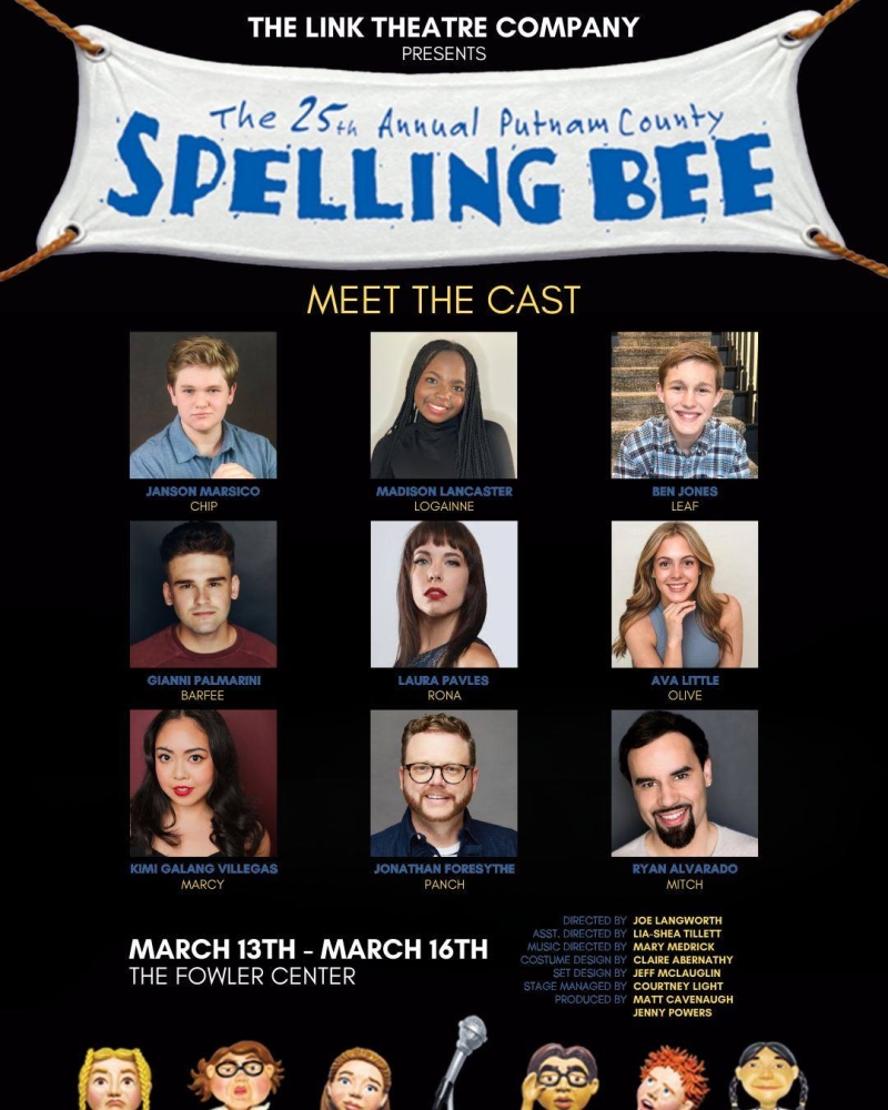 Review: THE 25TH ANNUAL PUTNAM COUNTY SPELLING BEE at The Link Theatre Company Image
