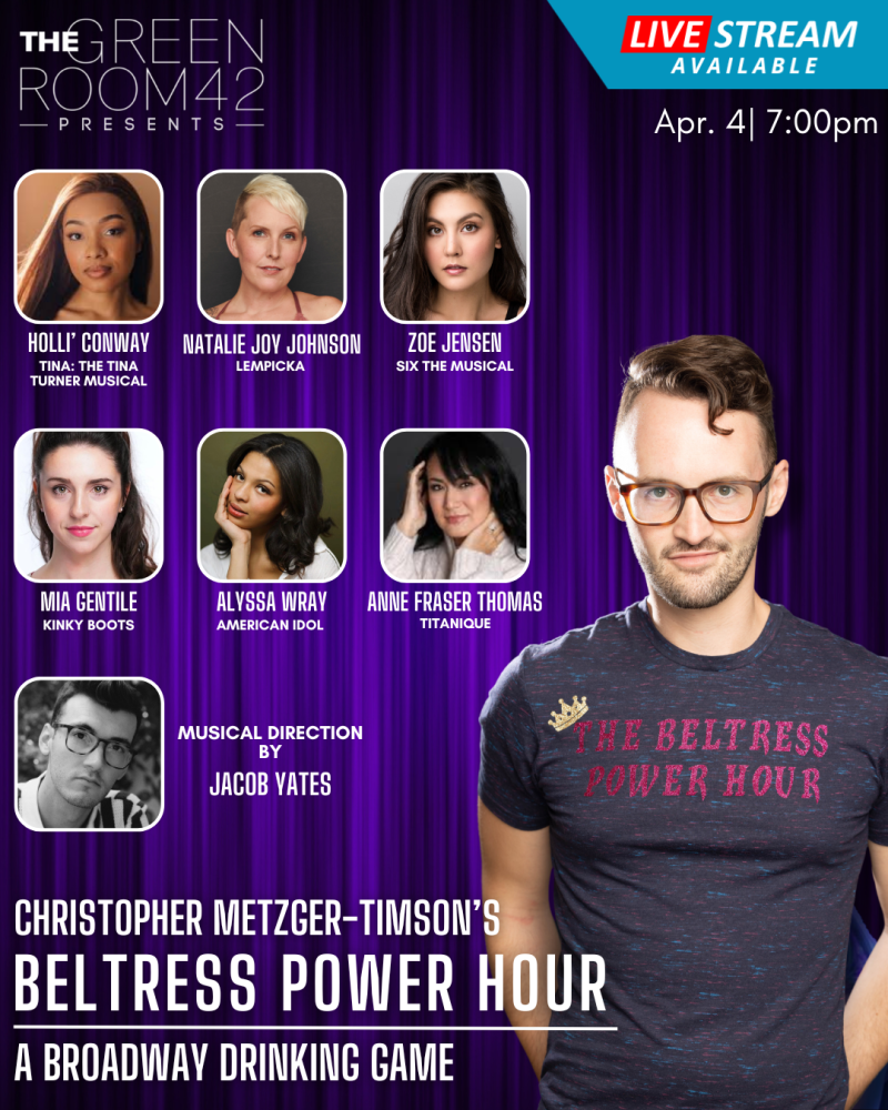 Interview: The BROADWAY BELTRESS POWER HOUR Returns to The Green Room 42 Image
