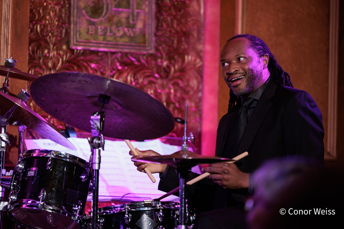 Mark McLean on drums. Photo credit: Conor Weiss Photo