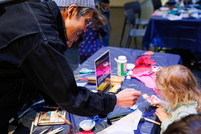 Photos: Lincoln Center’s Create-athon: Building a Boat With Clint Ramos Image